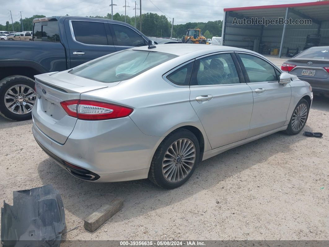 2016 Ford Fusion Titanium Silver vin: 3FA6P0K96GR197998