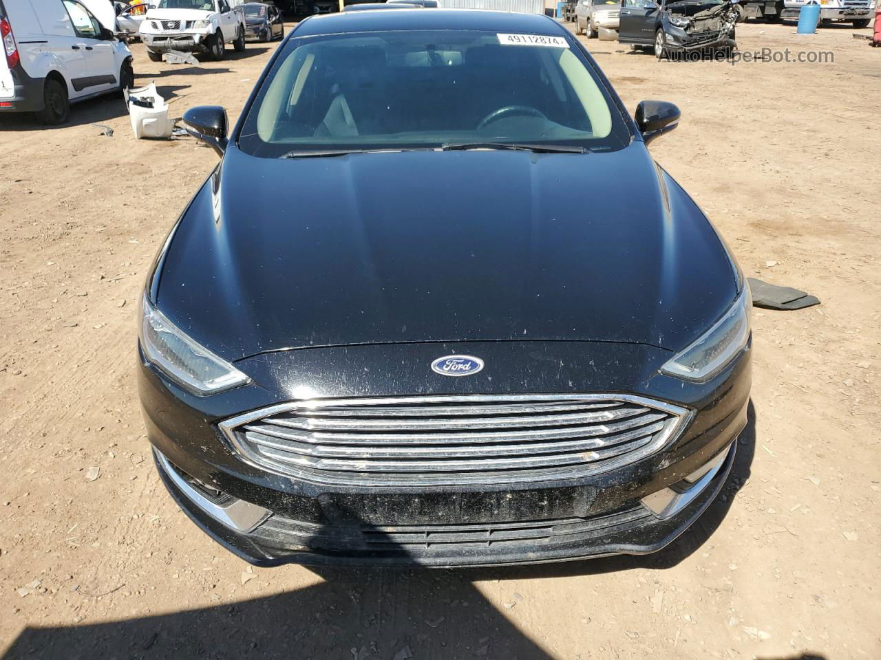 2017 Ford Fusion Titanium Black vin: 3FA6P0K96HR158880