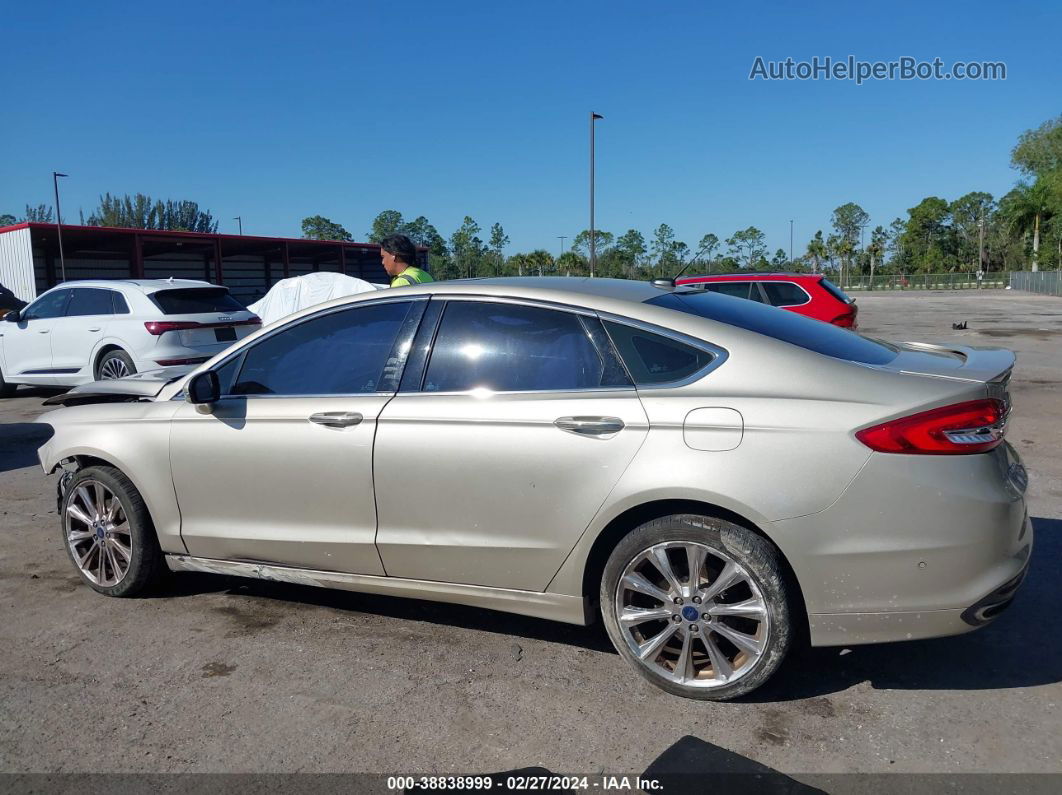 2017 Ford Fusion Platinum Gold vin: 3FA6P0K96HR363938