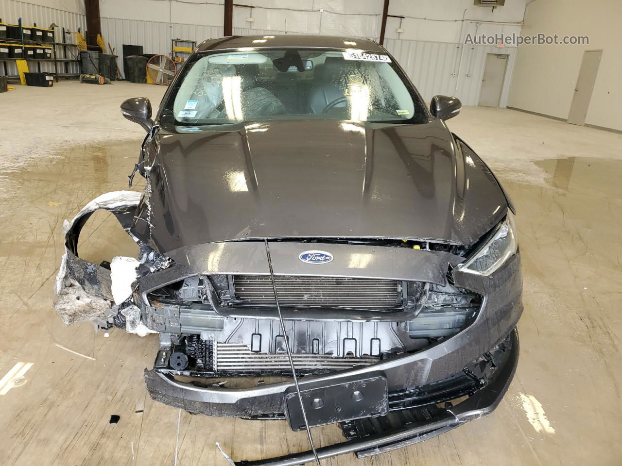 2018 Ford Fusion Titanium/platinum Серый vin: 3FA6P0K96JR150204