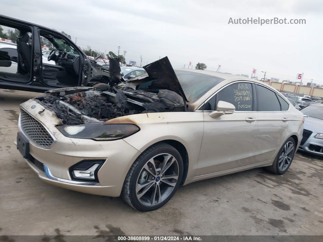 2019 Ford Fusion Titanium Gold vin: 3FA6P0K96KR174763