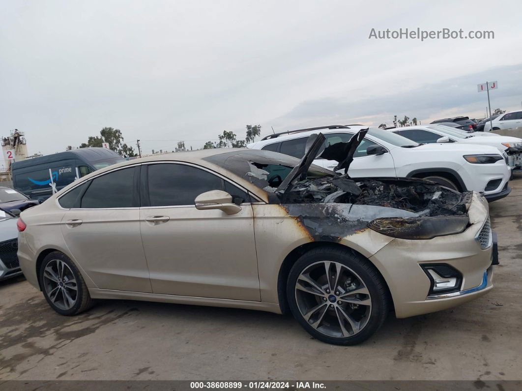 2019 Ford Fusion Titanium Gold vin: 3FA6P0K96KR174763