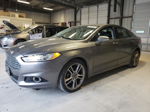 2014 Ford Fusion Titanium Gray vin: 3FA6P0K97ER109375