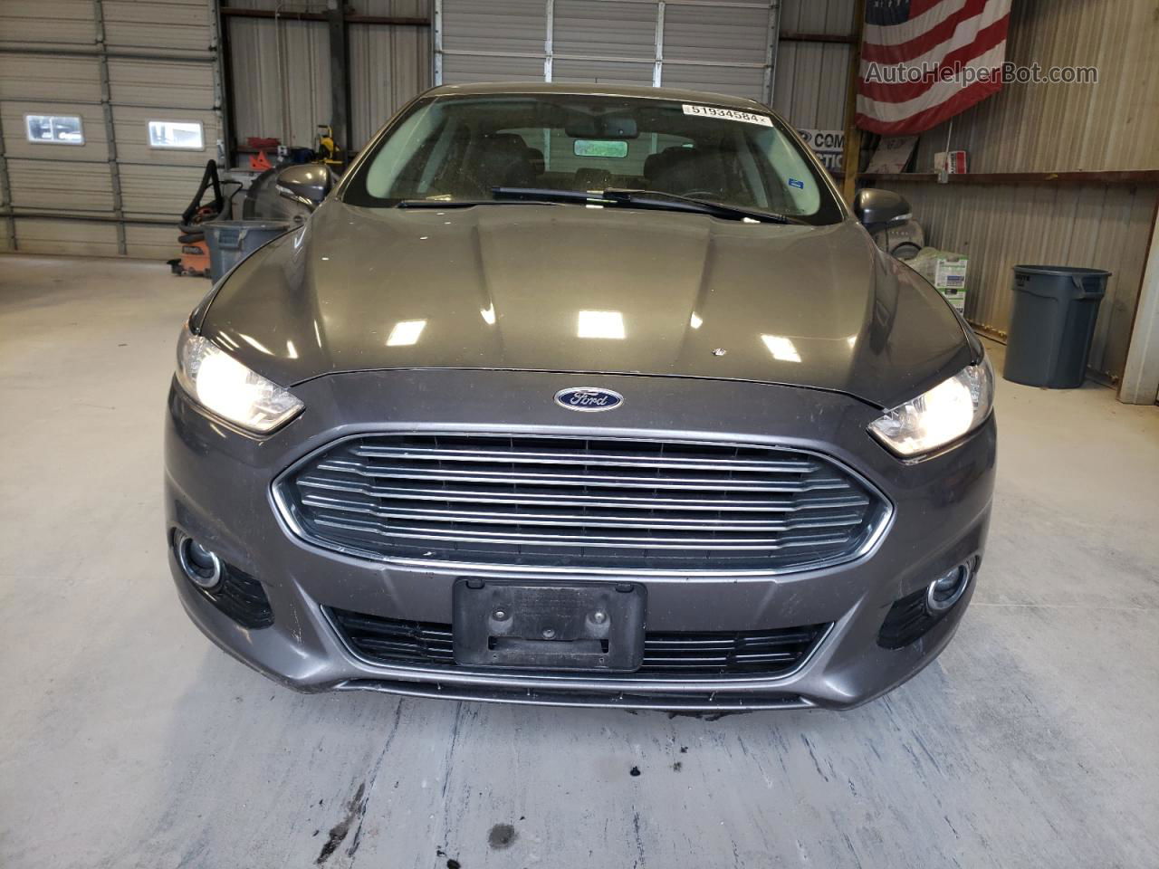 2014 Ford Fusion Titanium Серый vin: 3FA6P0K97ER109375