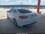 2014 Ford Fusion Titanium White vin: 3FA6P0K97ER270714