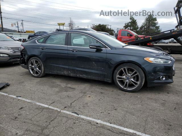 2014 Ford Fusion Titanium Black vin: 3FA6P0K97ER313710