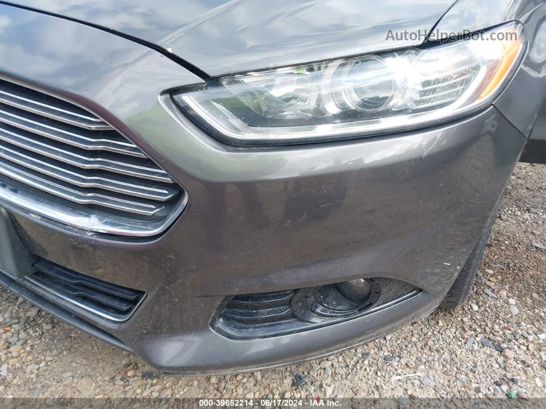 2016 Ford Fusion Titanium Серый vin: 3FA6P0K97GR228451