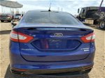 2016 Ford Fusion Titanium Синий vin: 3FA6P0K97GR240244