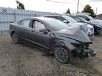 2017 Ford Fusion Titanium Gray vin: 3FA6P0K97HR277005