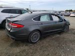 2017 Ford Fusion Titanium Gray vin: 3FA6P0K97HR277005