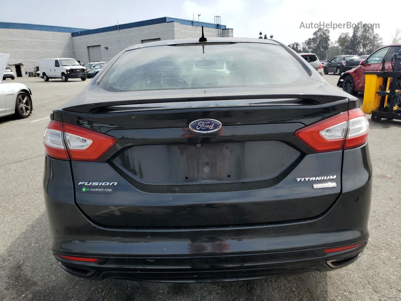 2013 Ford Fusion Titanium Угольный vin: 3FA6P0K98DR113319