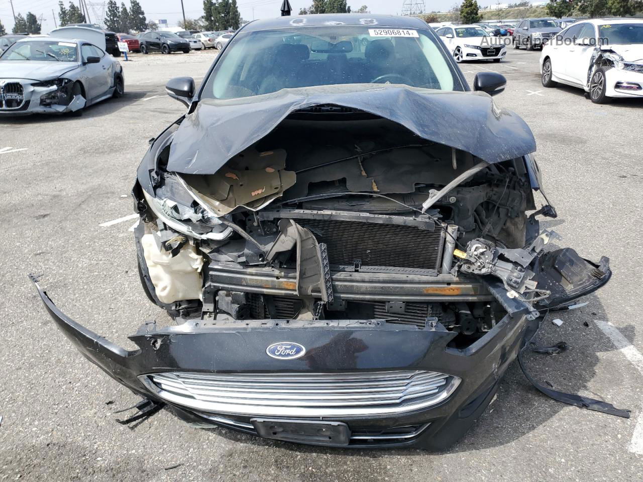 2013 Ford Fusion Titanium Угольный vin: 3FA6P0K98DR113319