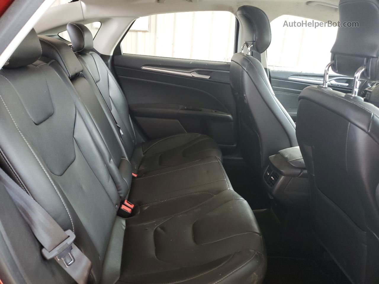 2013 Ford Fusion Titanium Красный vin: 3FA6P0K98DR341949