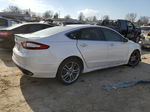 2015 Ford Fusion Titanium White vin: 3FA6P0K98FR104672