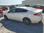 2015 Ford Fusion Titanium White vin: 3FA6P0K98FR143133