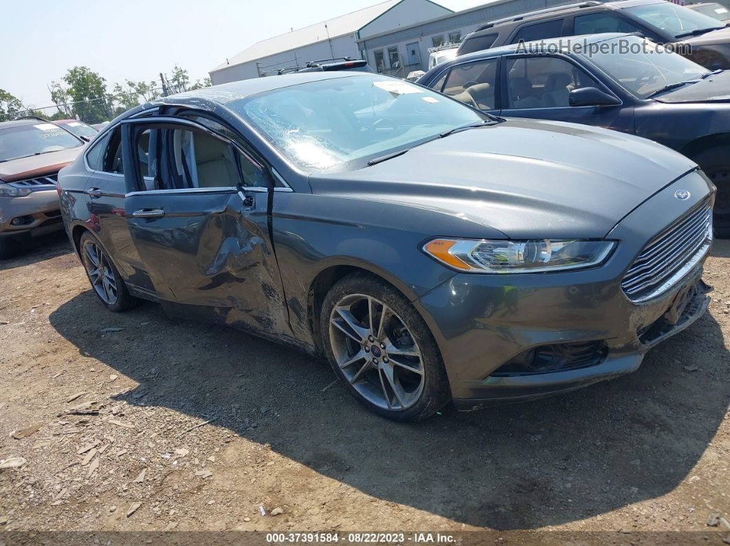 2015 Ford Fusion Titanium Gray vin: 3FA6P0K98FR179839