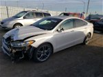 2015 Ford Fusion Titanium White vin: 3FA6P0K98FR295137