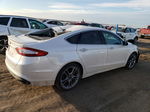 2015 Ford Fusion Titanium White vin: 3FA6P0K98FR295137