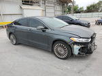 2016 Ford Fusion Titanium Бирюзовый vin: 3FA6P0K98GR158877