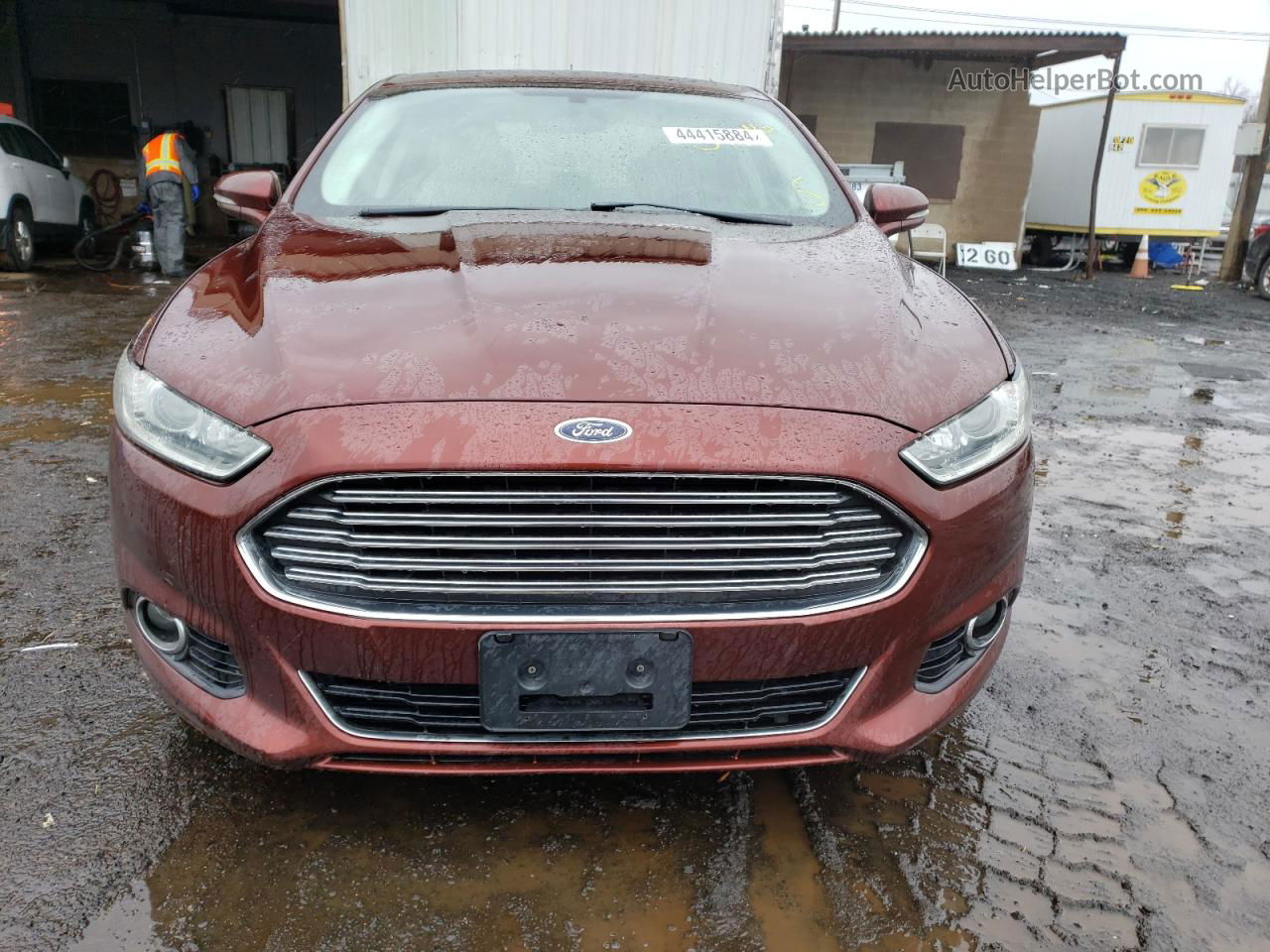 2016 Ford Fusion Titanium Red vin: 3FA6P0K98GR370176