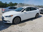 2017 Ford Fusion Titanium White vin: 3FA6P0K98HR124004