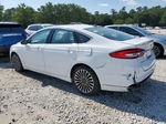 2017 Ford Fusion Titanium White vin: 3FA6P0K98HR124004