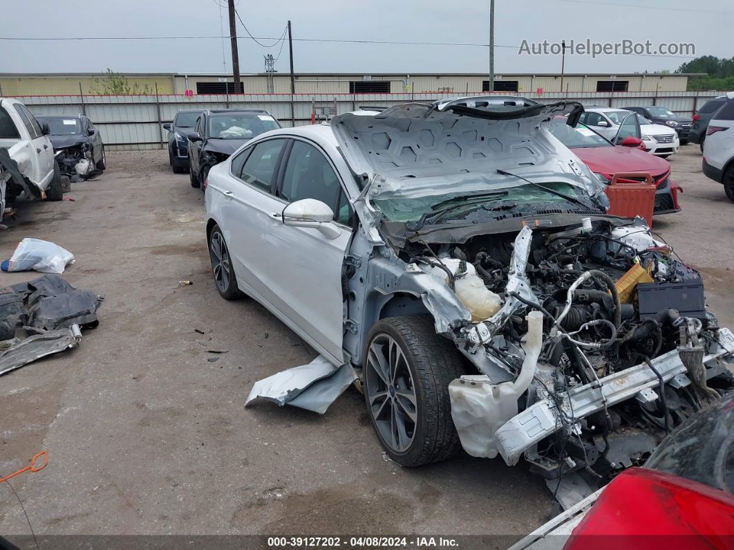 2020 Ford Fusion Titanium White vin: 3FA6P0K98LR202726