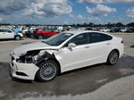 2014 Ford Fusion Titanium Белый vin: 3FA6P0K99ER107286