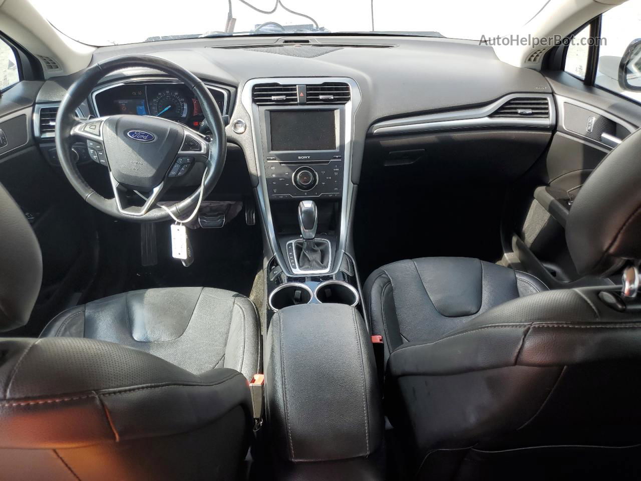 2014 Ford Fusion Titanium Белый vin: 3FA6P0K99ER107286