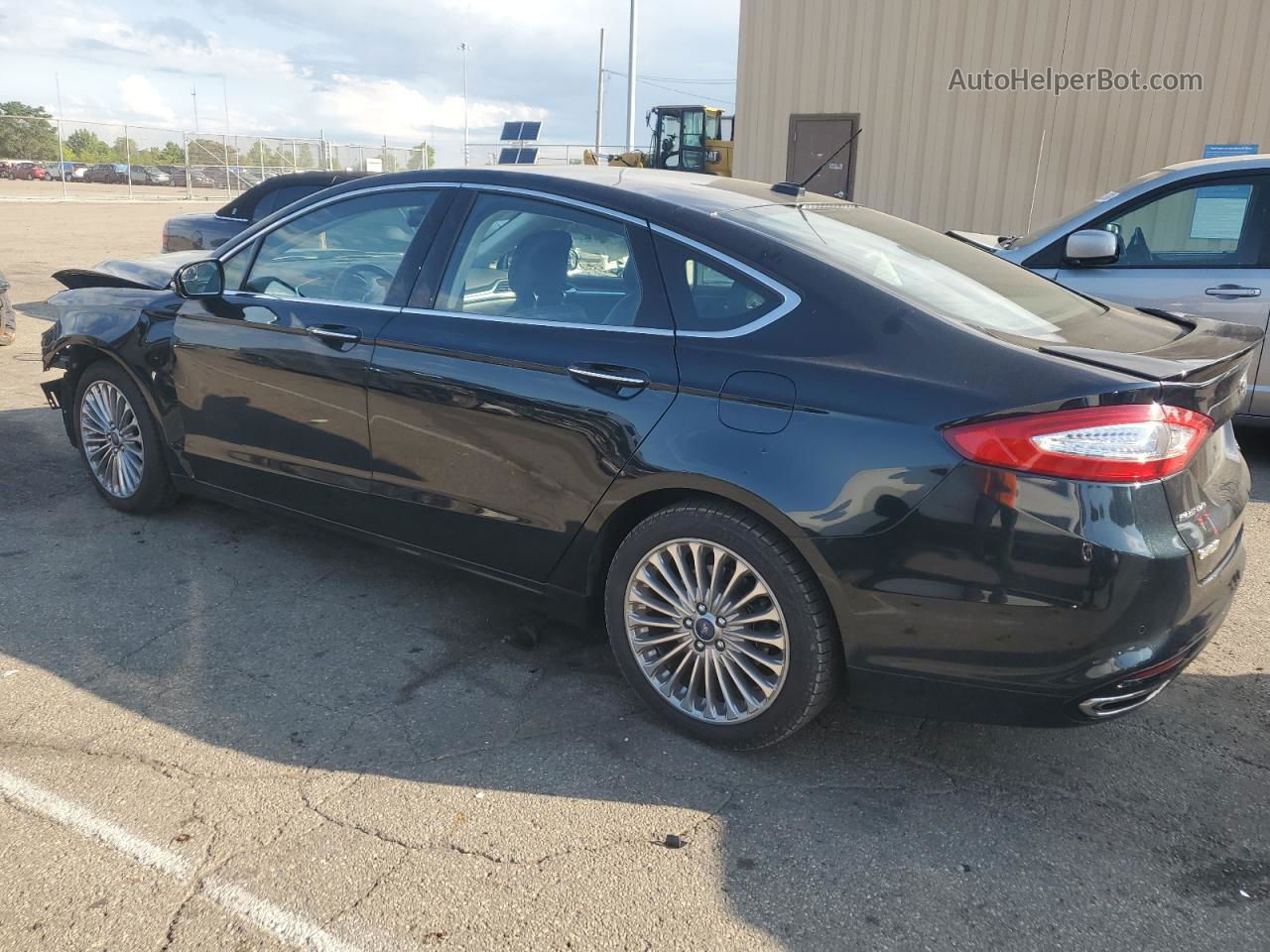 2014 Ford Fusion Titanium Black vin: 3FA6P0K99ER168394