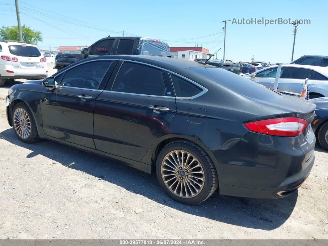 2014 Ford Fusion Titanium Black vin: 3FA6P0K99ER257429