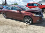 2015 Ford Fusion Titanium Maroon vin: 3FA6P0K99FR194530