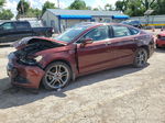 2015 Ford Fusion Titanium Maroon vin: 3FA6P0K99FR194530