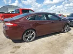 2015 Ford Fusion Titanium Maroon vin: 3FA6P0K99FR194530