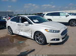 2015 Ford Fusion Titanium White vin: 3FA6P0K99FR263779