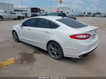 2015 Ford Fusion Titanium White vin: 3FA6P0K99FR263779