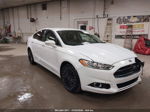 2016 Ford Fusion Titanium White vin: 3FA6P0K99GR283810