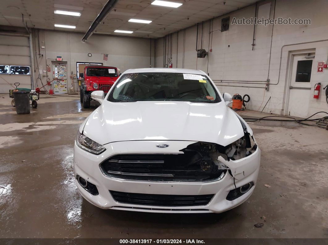 2016 Ford Fusion Titanium White vin: 3FA6P0K99GR283810