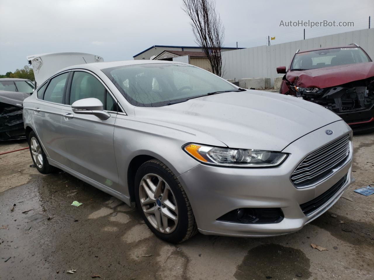 2016 Ford Fusion Titanium Silver vin: 3FA6P0K99GR320371