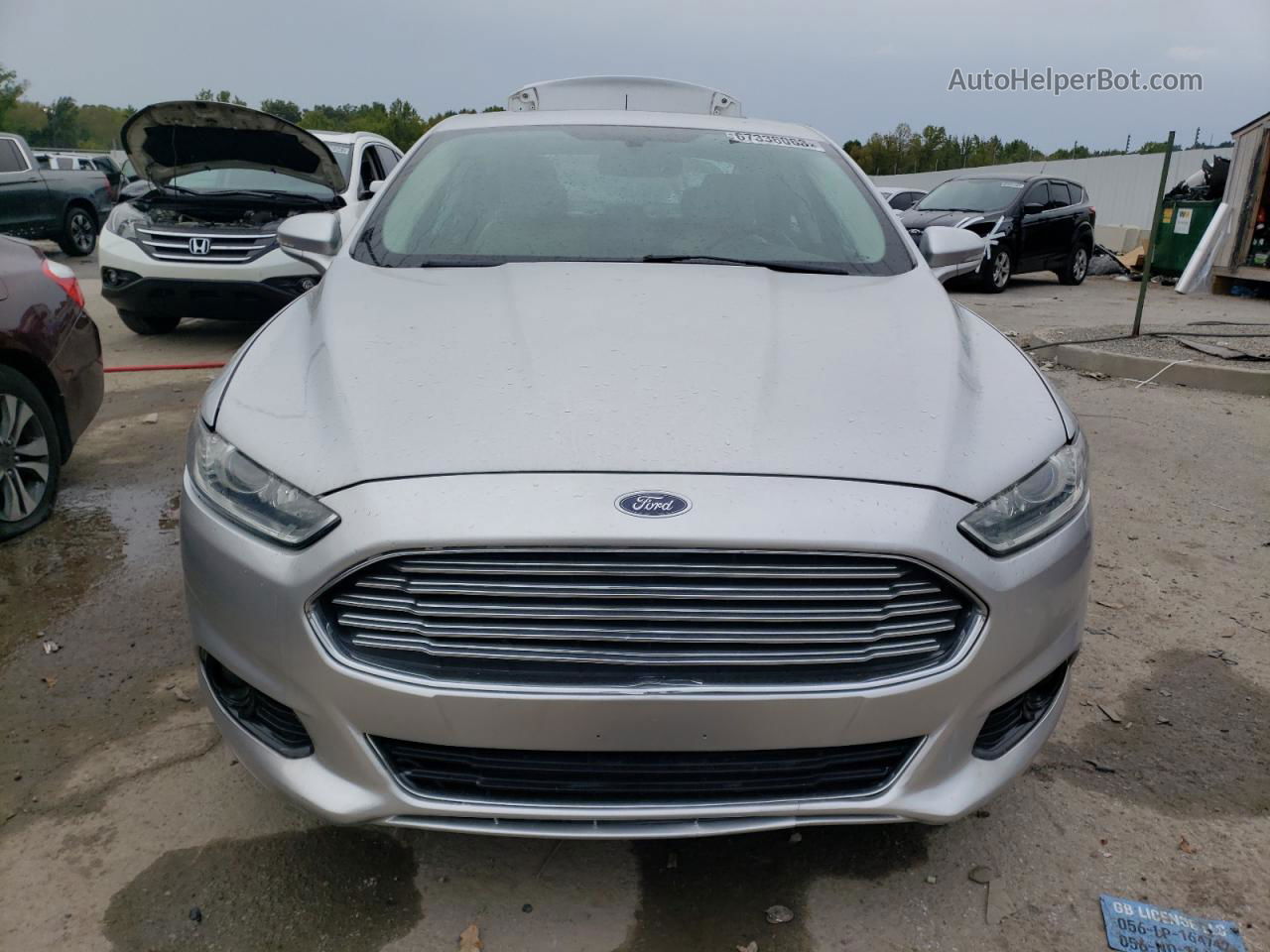 2016 Ford Fusion Titanium Silver vin: 3FA6P0K99GR320371