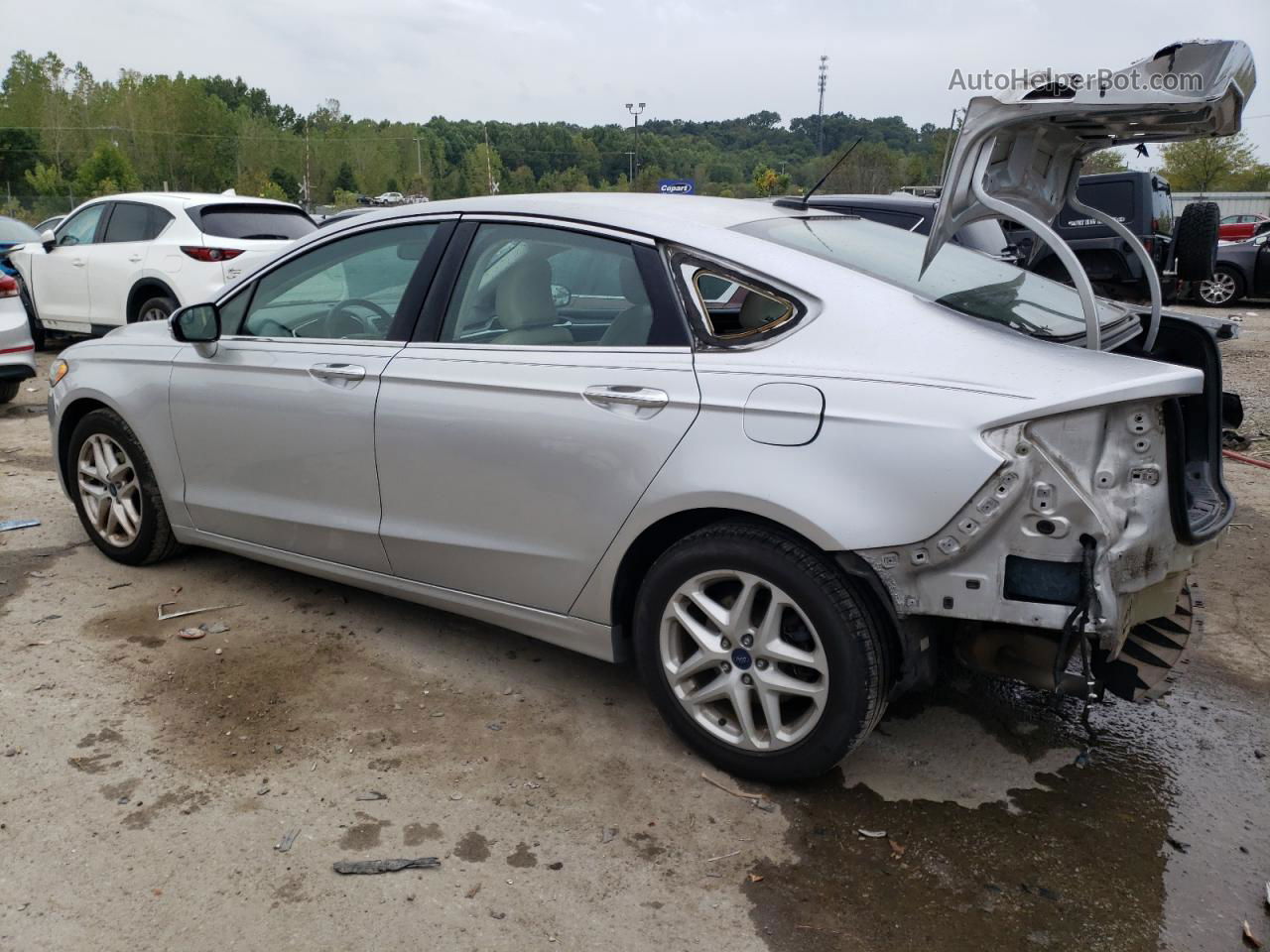 2016 Ford Fusion Titanium Silver vin: 3FA6P0K99GR320371