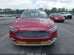 2017 Ford Fusion Titanium Red vin: 3FA6P0K99HR342016