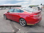 2017 Ford Fusion Titanium Red vin: 3FA6P0K99HR342016