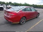 2017 Ford Fusion Titanium Red vin: 3FA6P0K99HR342016