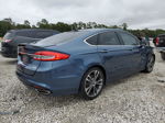 2018 Ford Fusion Titanium/platinum Blue vin: 3FA6P0K99JR174643