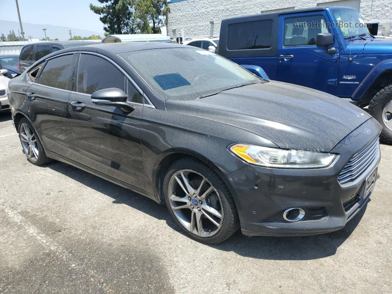 2013 Ford Fusion Titanium Black vin: 3FA6P0K9XDR148816