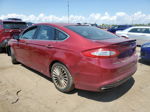 2013 Ford Fusion Titanium Red vin: 3FA6P0K9XDR384687