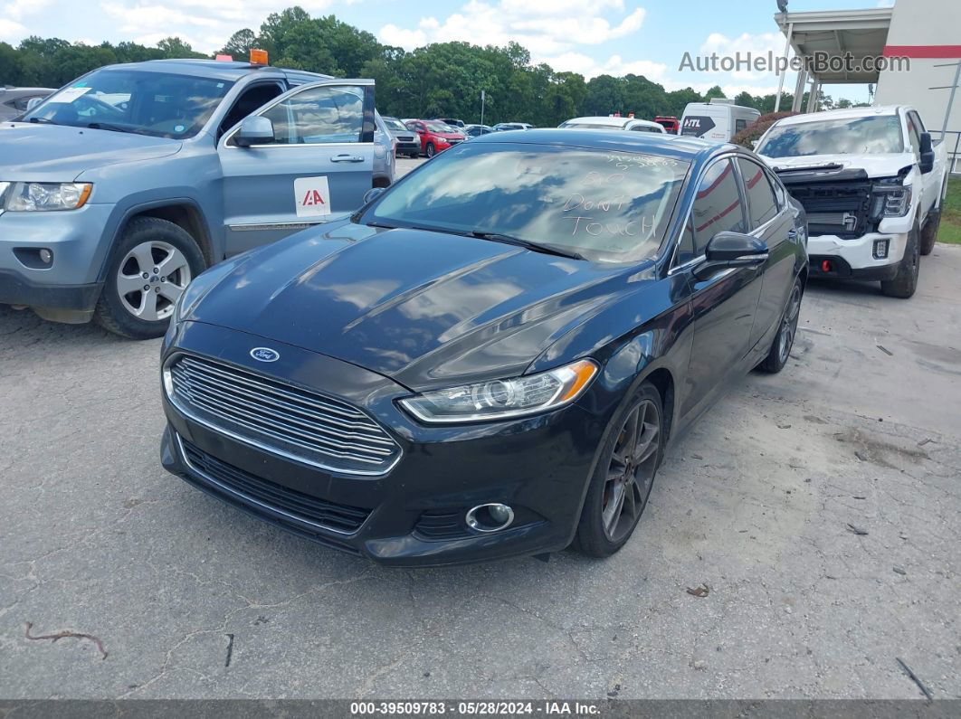 2015 Ford Fusion Titanium Black vin: 3FA6P0K9XFR101580