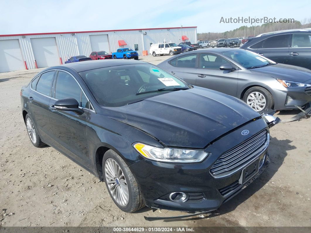 2016 Ford Fusion Titanium Black vin: 3FA6P0K9XGR400889