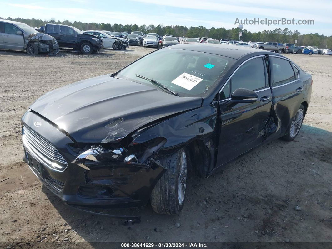 2016 Ford Fusion Titanium Black vin: 3FA6P0K9XGR400889